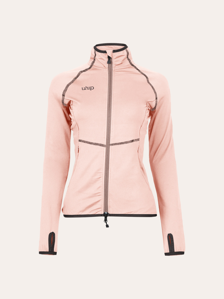 Ultimate Training Full Zip Silver Pink