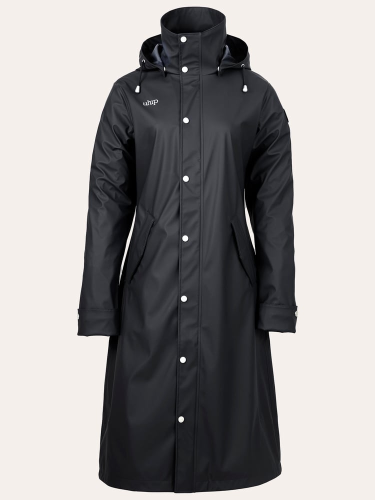 Winnie Raincoat Jet Black