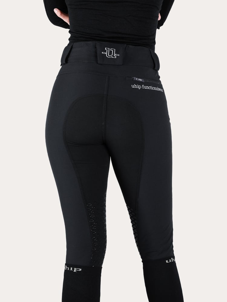 Woolblend Breeches 2.0 Half Grip Jet Black
