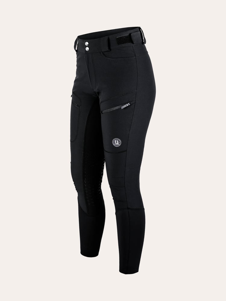Woolblend Breeches 2.0 Half Grip Jet Black