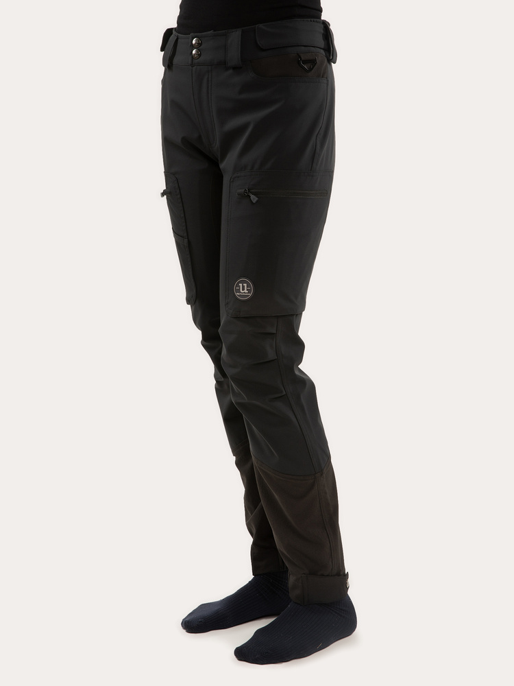Woolblend Stella Pant 2.0 Short Jet Black