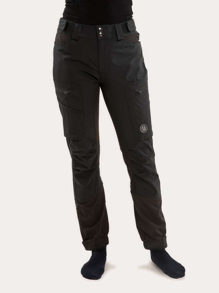 Woolblend Stella Pant 2.0 Short Jet Black