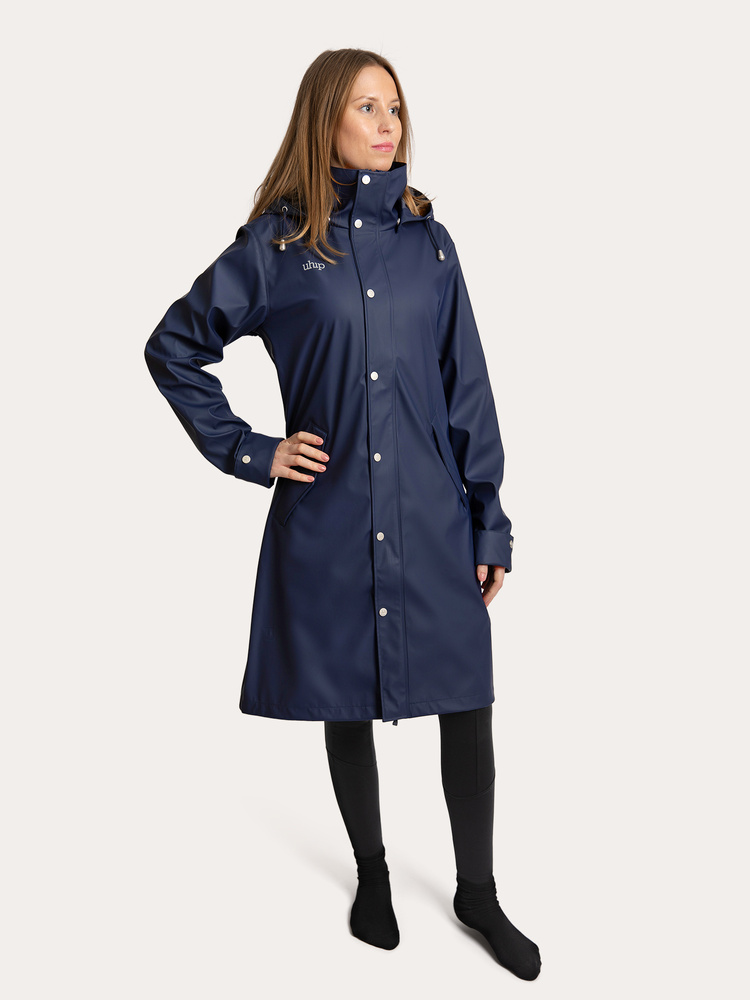 Winnie Mid Raincoat Navy