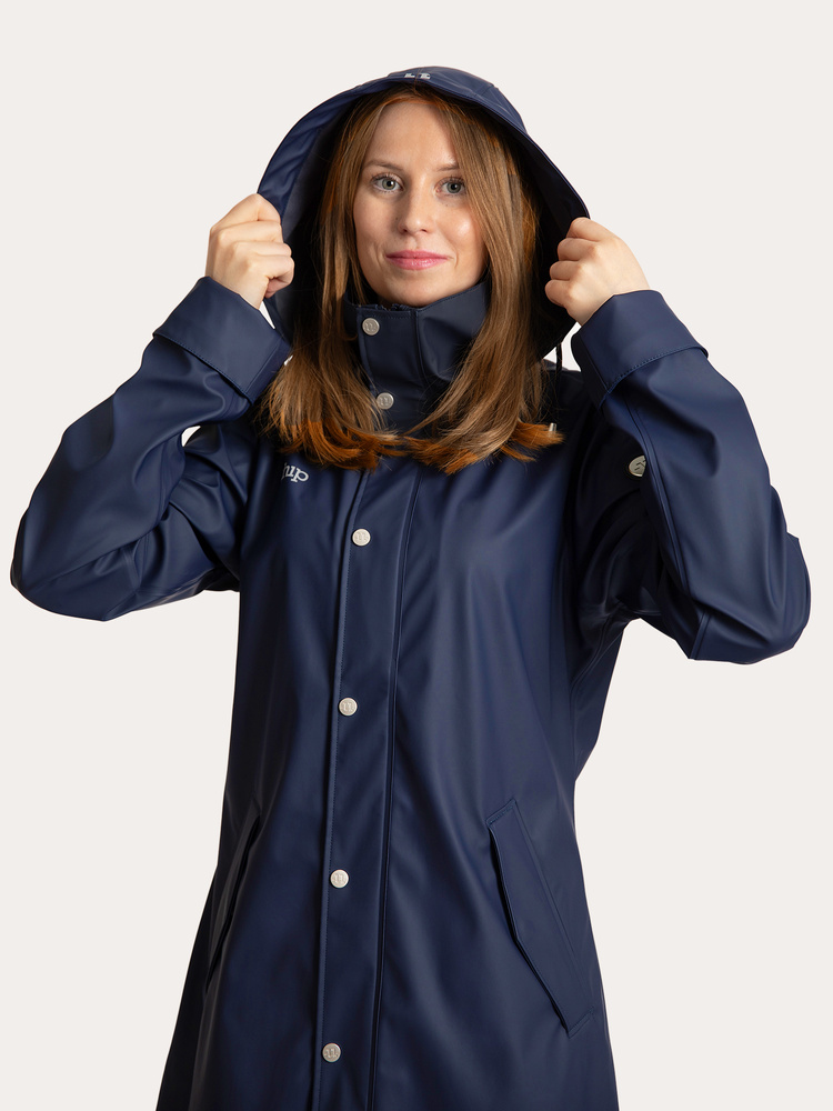 Winnie Mid Raincoat Navy
