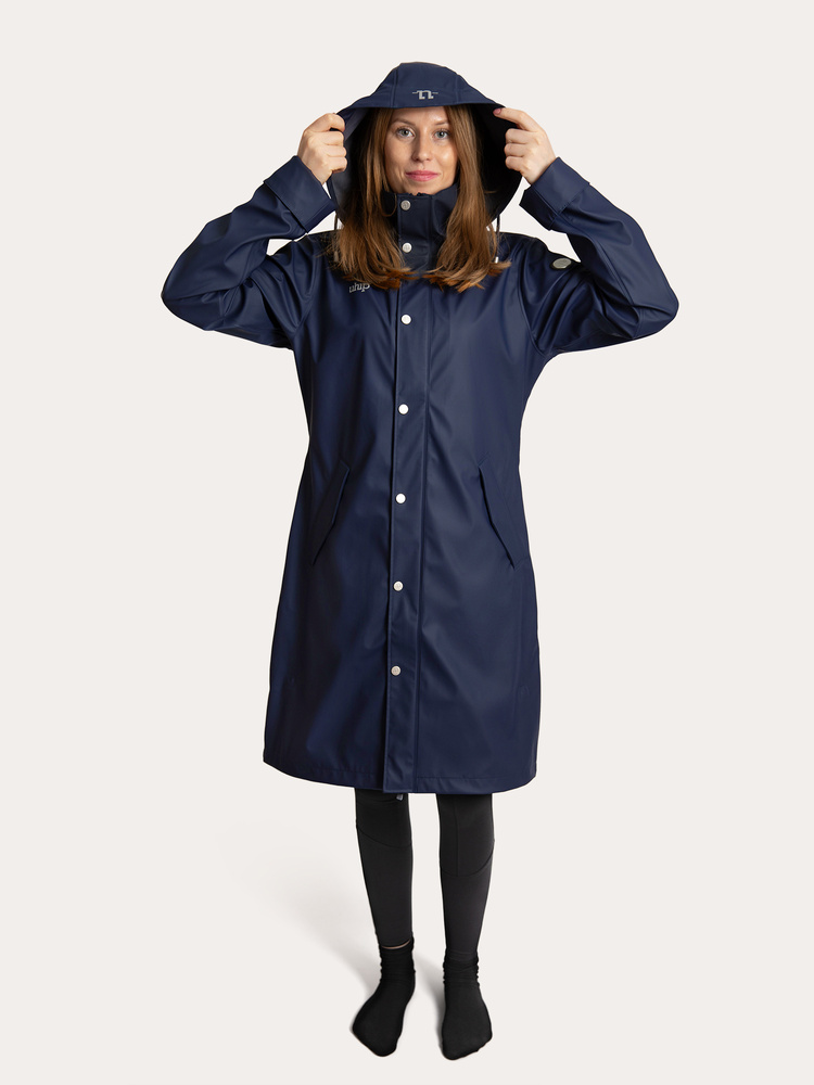 Winnie Mid Raincoat Navy