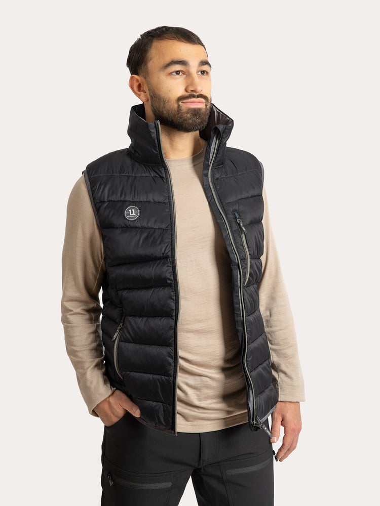 365 Men's Vest Jet Black