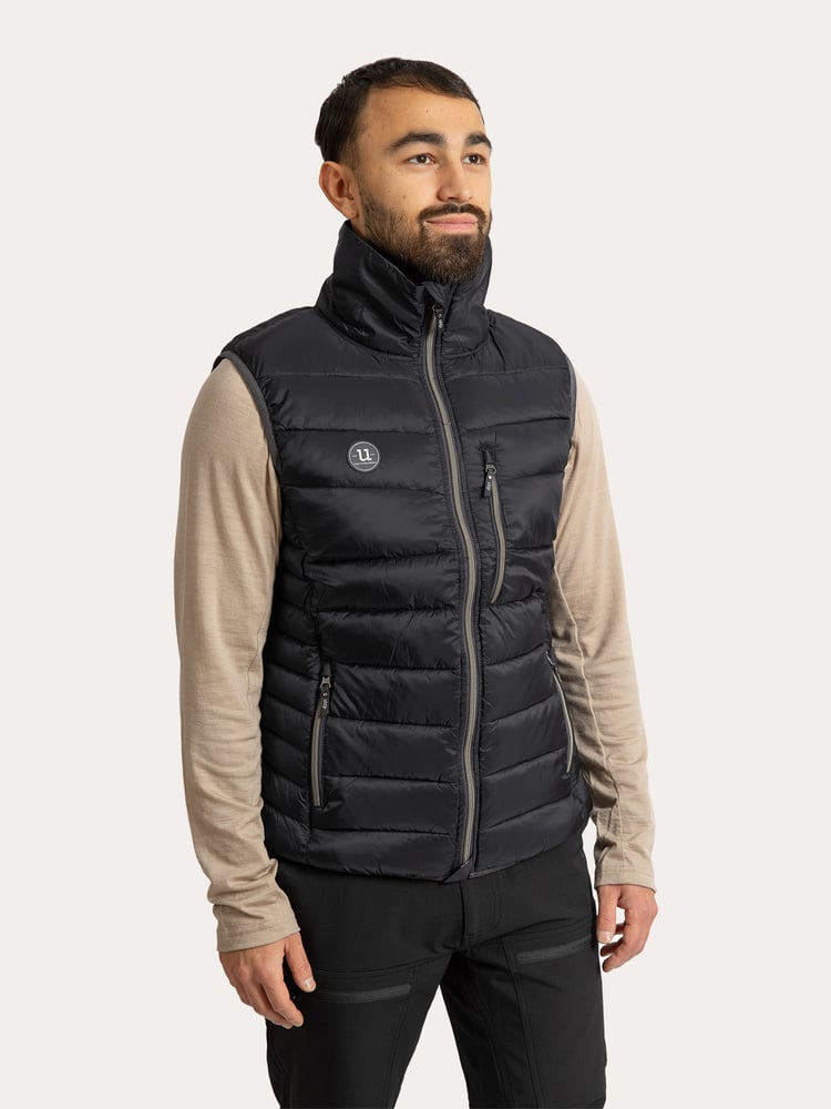 365 Men's Vest Jet Black