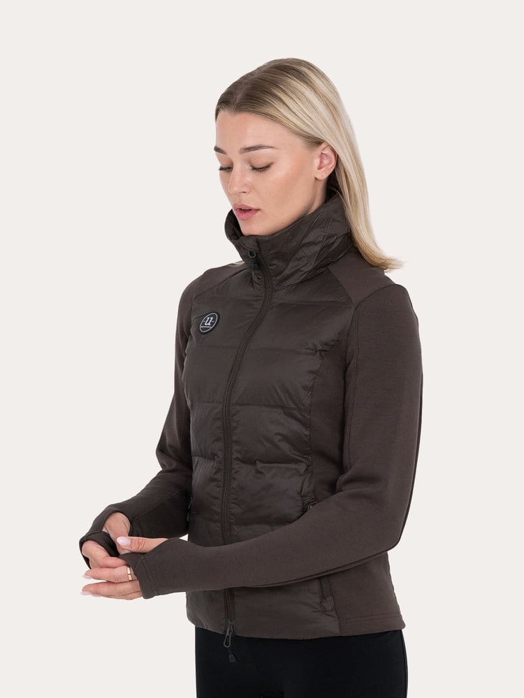 Everyday Hybrid Hoodie Ash Brown