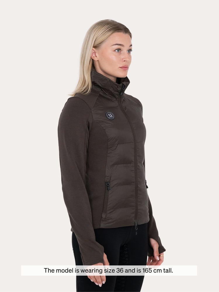 Everyday Hybrid Hoodie Ash Brown