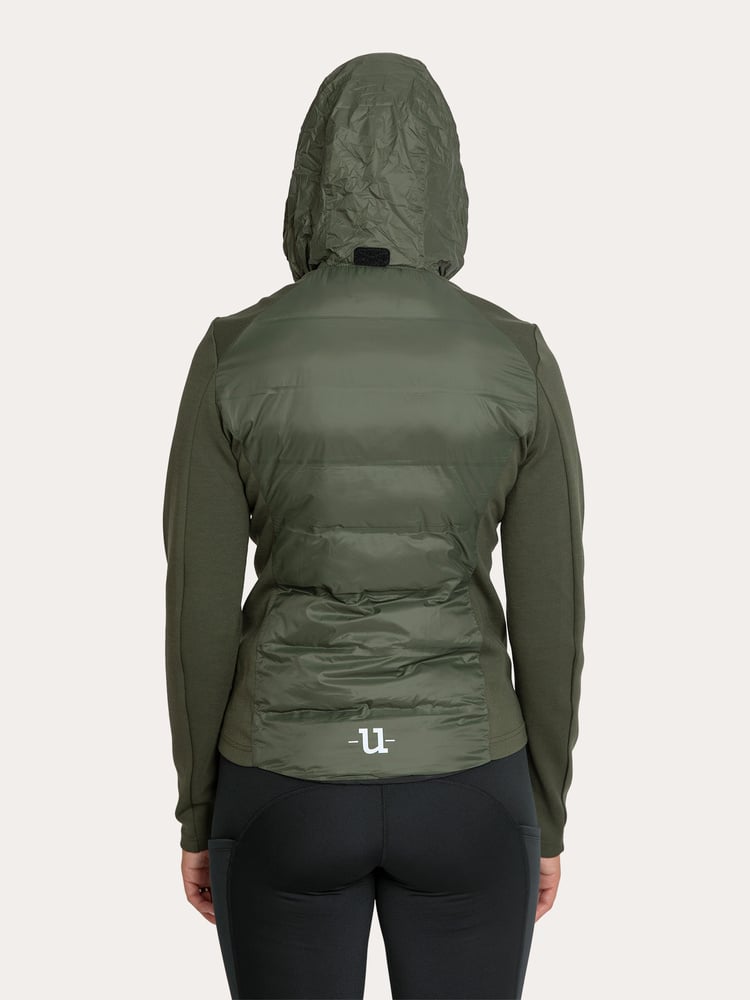 Everyday Hybrid Hoodie Deep Green