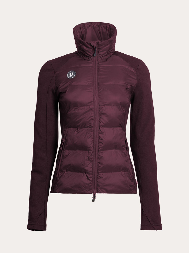 Everyday Hybrid Hoodie Fig Burgundy