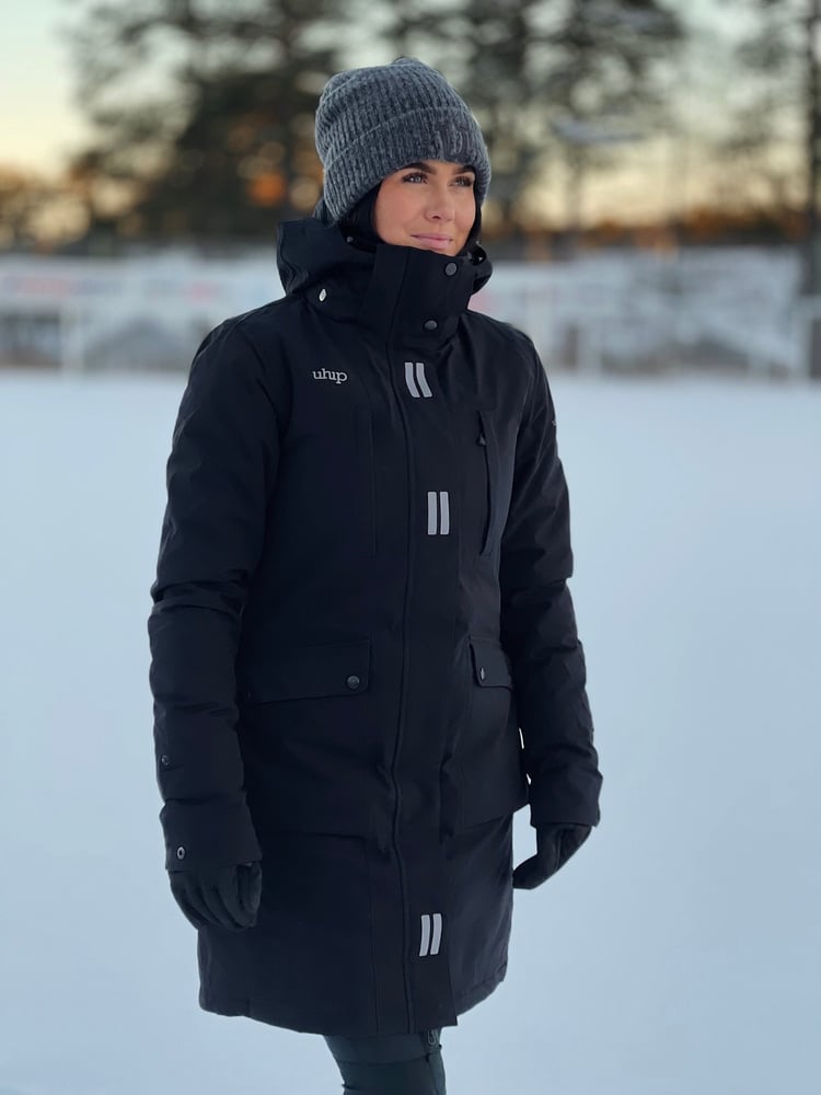 Regular Pro Winter Dog Trainer Long Jacket Jet Black