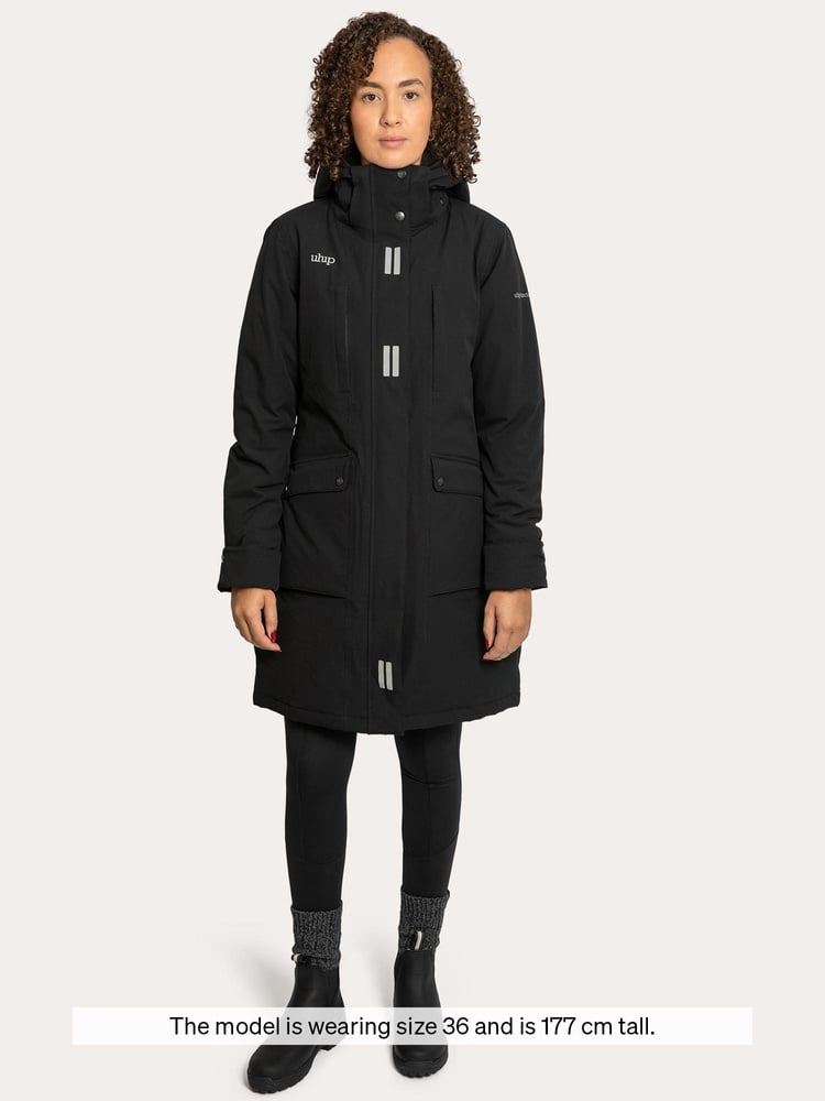 Regular Pro Winter Dog Trainer Long Jacket Jet Black