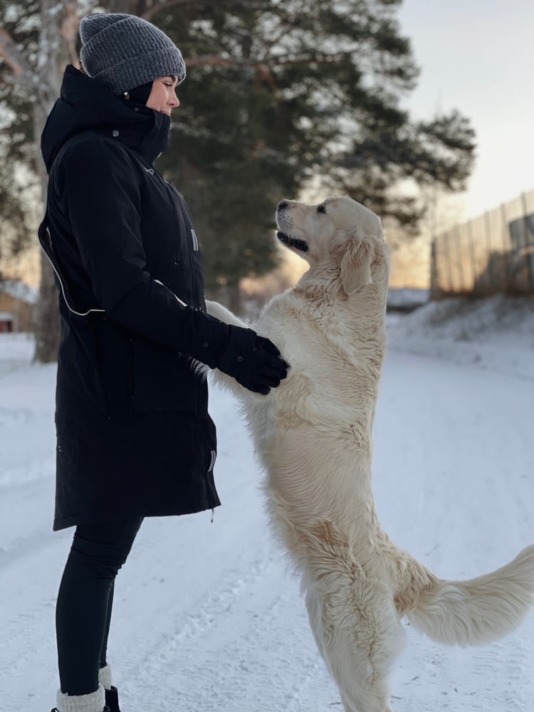 Regular Pro Winter Dog Trainer Long Jacket Jet Black