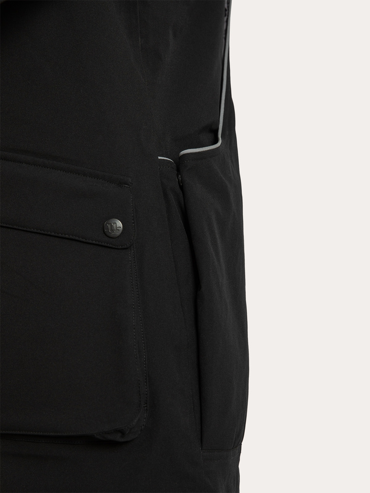 Regular Pro Winter Dog Trainer Long Jacket Jet Black