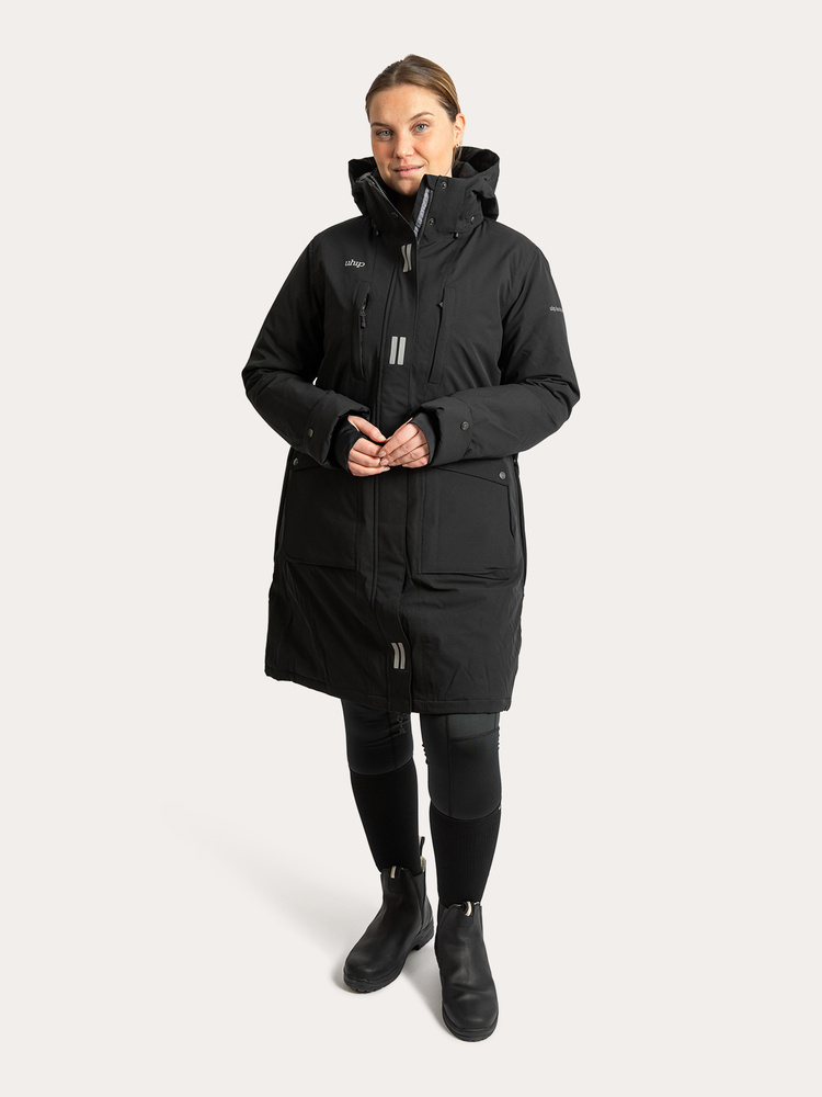 Regular Pro Winter Dog Trainer Long Jacket Jet Black