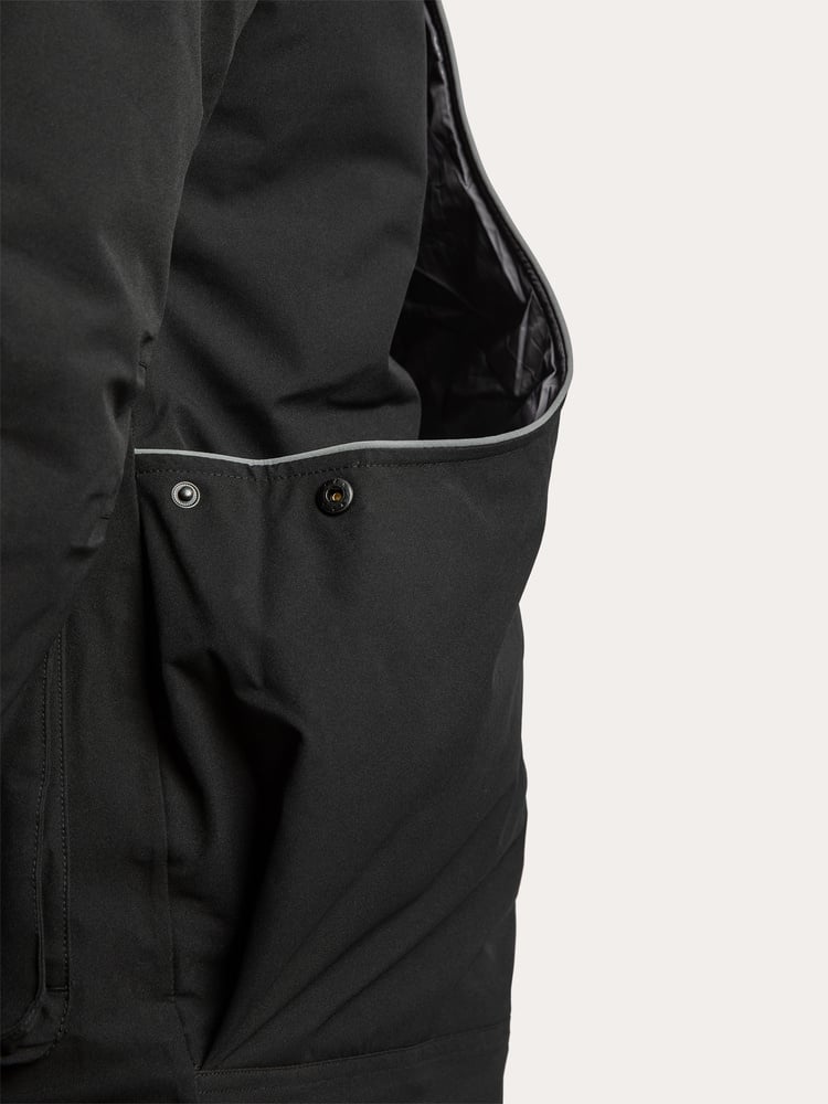 Regular Pro Winter Dog Trainer Long Jacket Jet Black