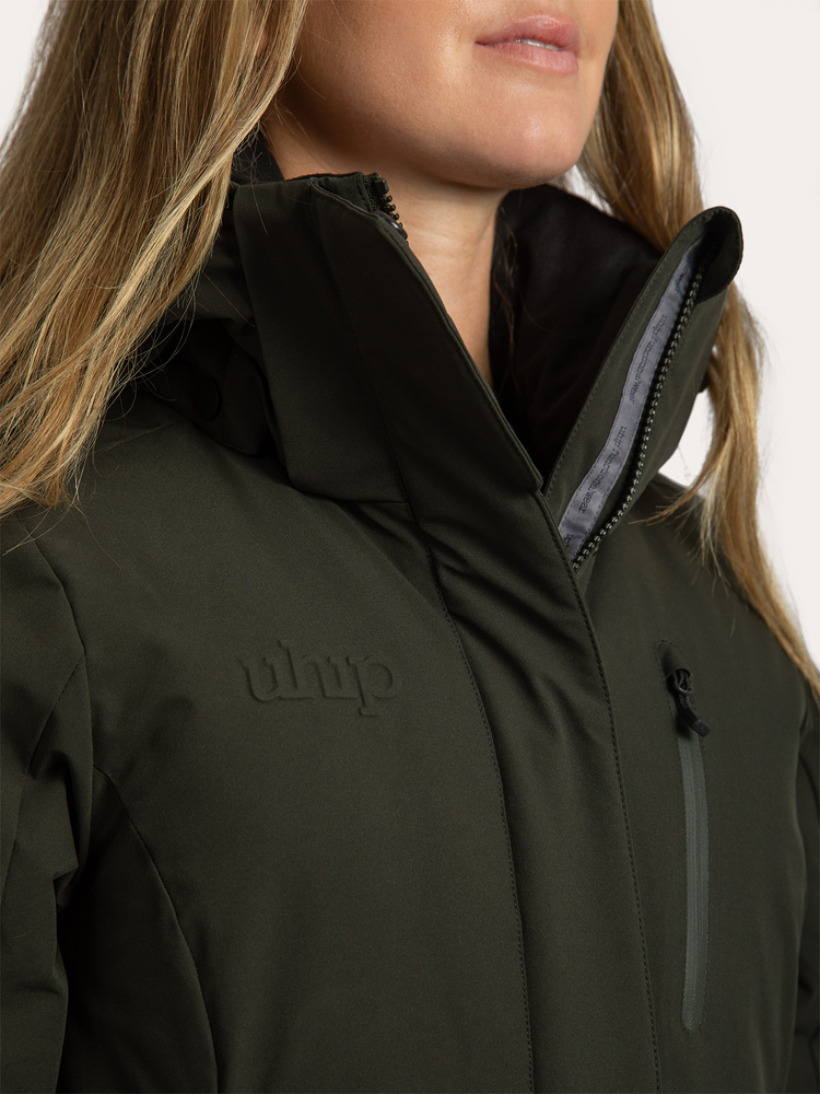 Rime Coat Dark Green