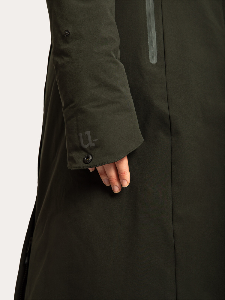 Rime Coat Dark Green