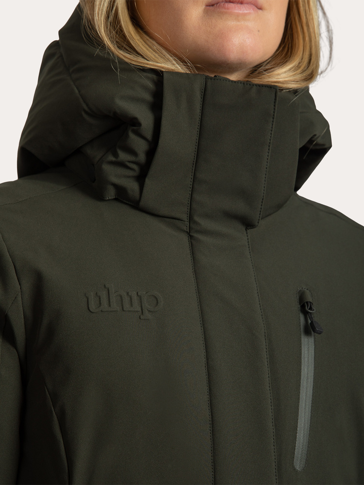 Rime Coat Dark Green