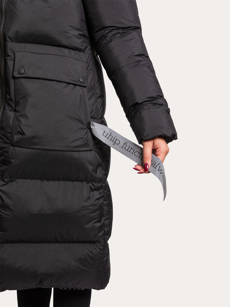 Arctic Puffer Coat Jet Black