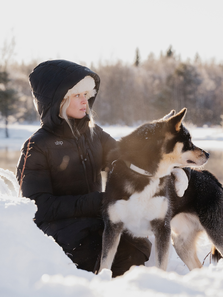 Arctic Puffer Coat Jet Black