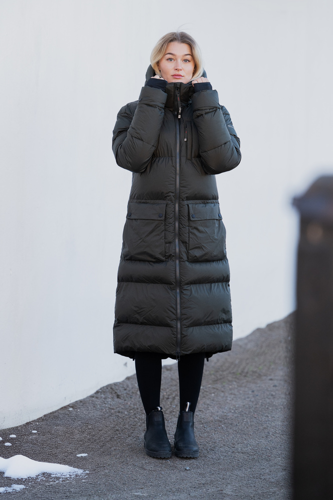 Arctic Puffer Coat Dark Green