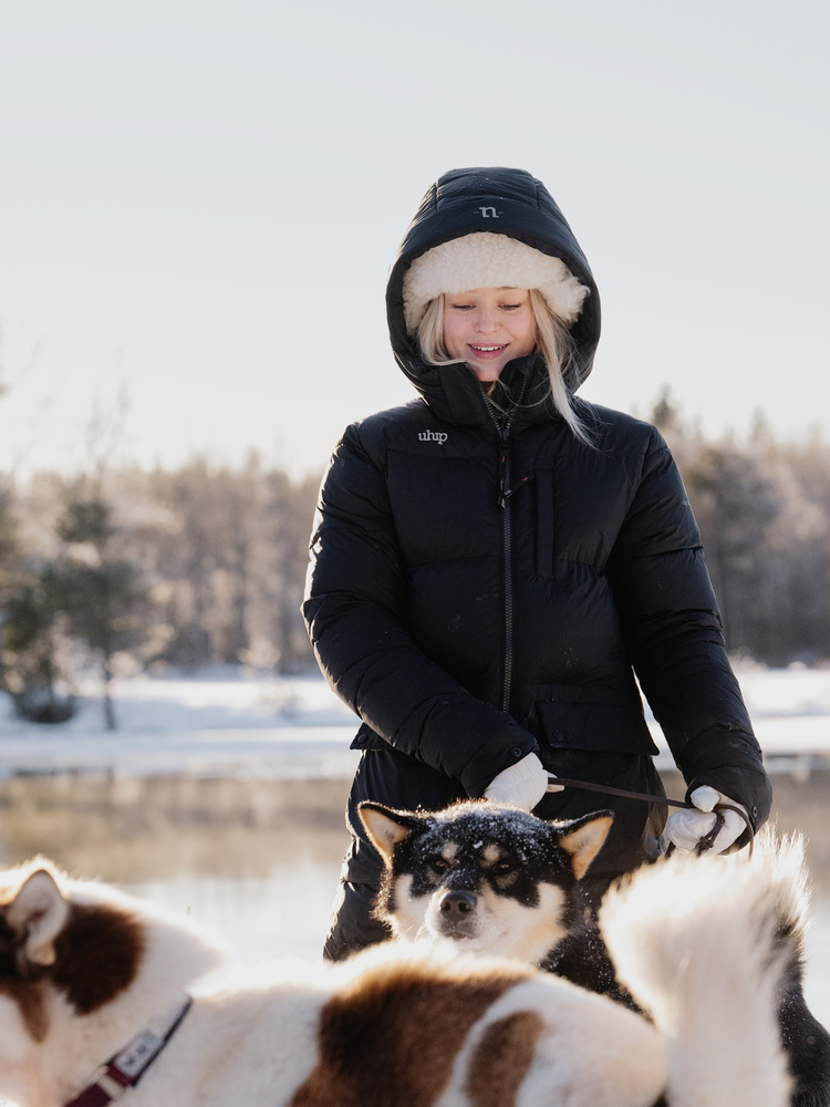 Arctic Puffer Coat Jet Black