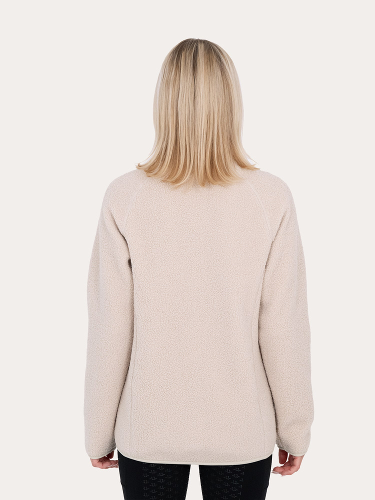 Cozy Pile Full Zip Off White