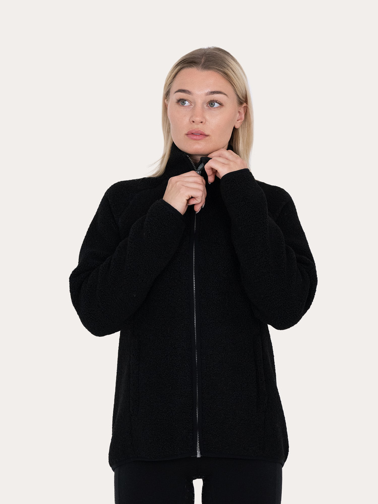 Cozy Pile Full Zip Jet Black