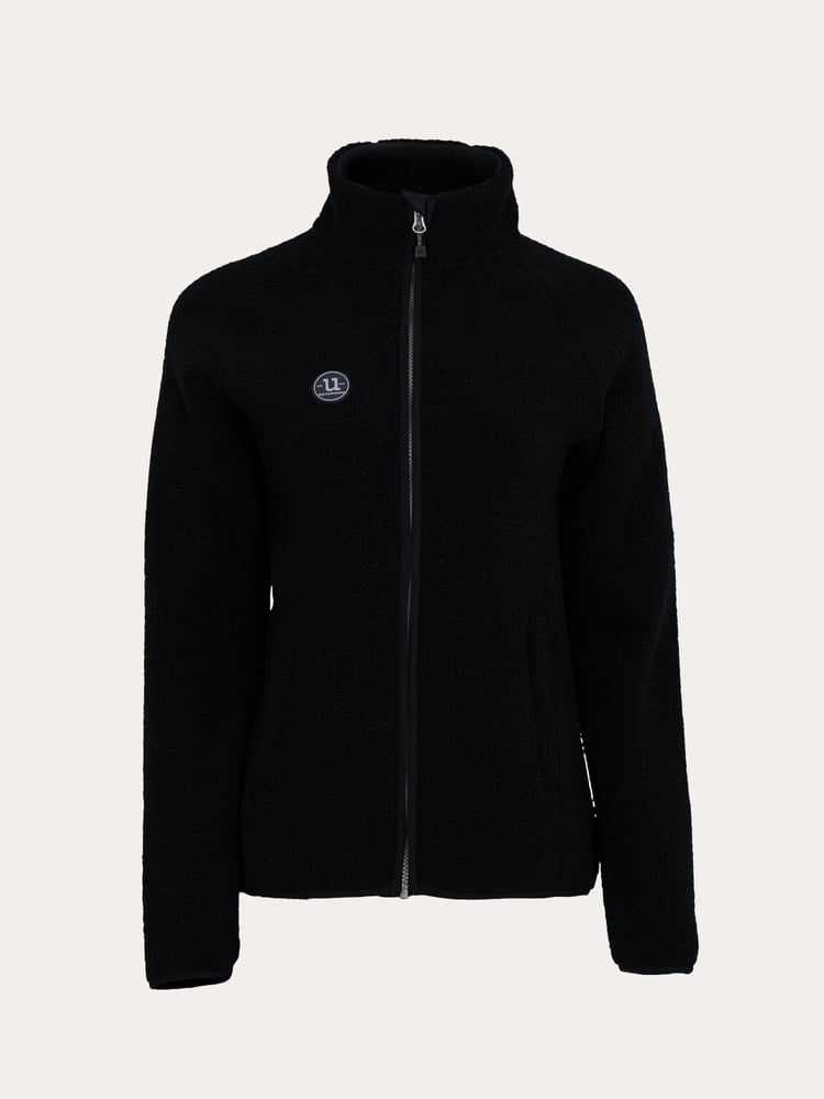 Cozy Pile Full Zip Jet Black