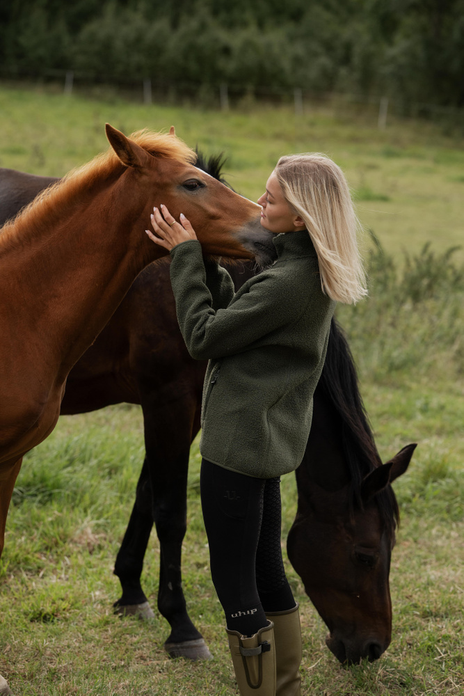 Cozy Pile Full Zip Willow