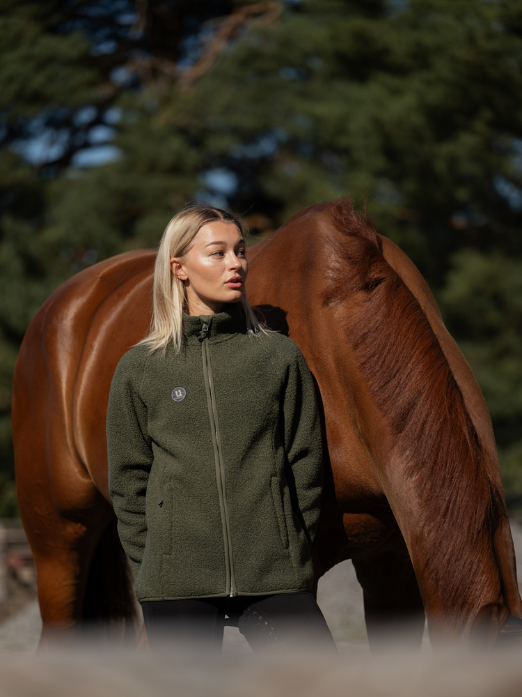 Cozy Pile Full Zip Willow