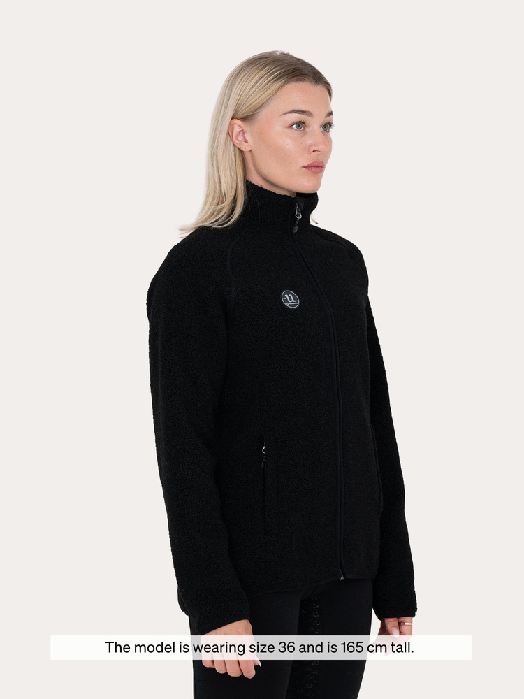 Cozy Pile Full Zip Jet Black