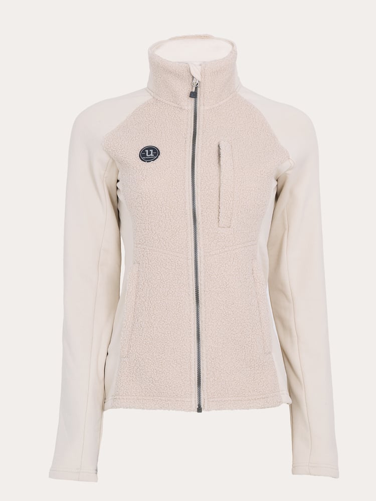 Cozy Pile Hybrid Jacket Off White