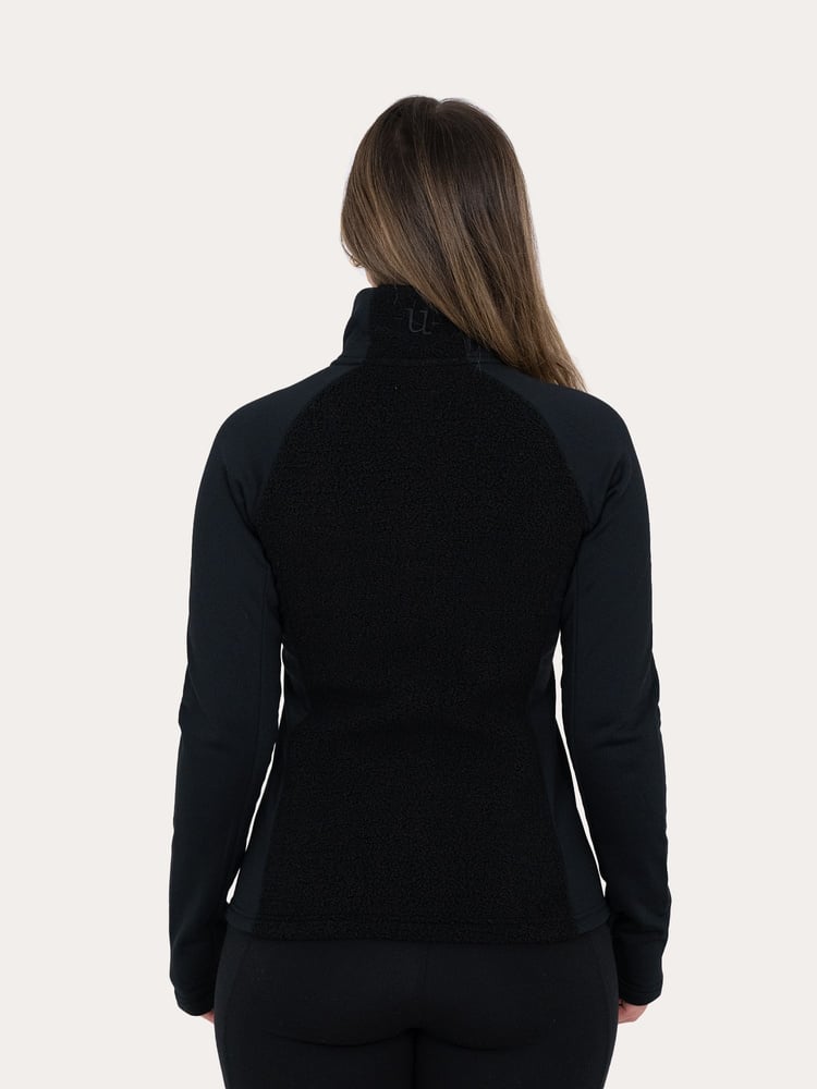 Cozy Pile Hybrid Jacket Jet Black