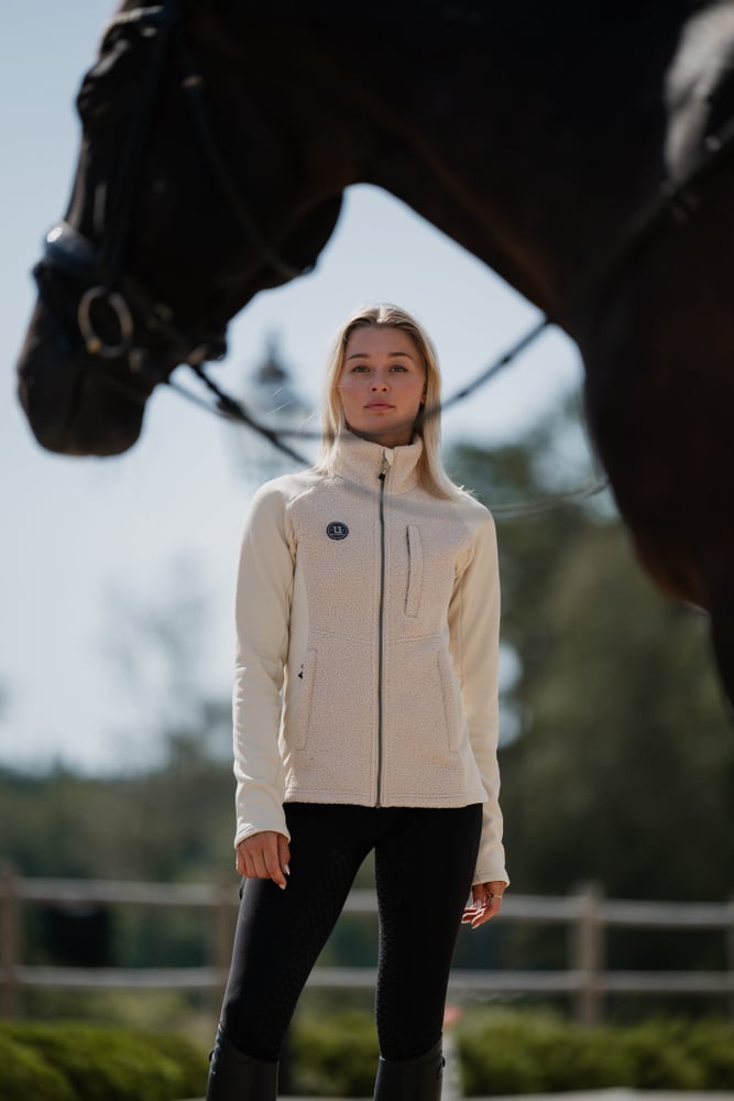 Cozy Pile Hybrid Jacket Off White