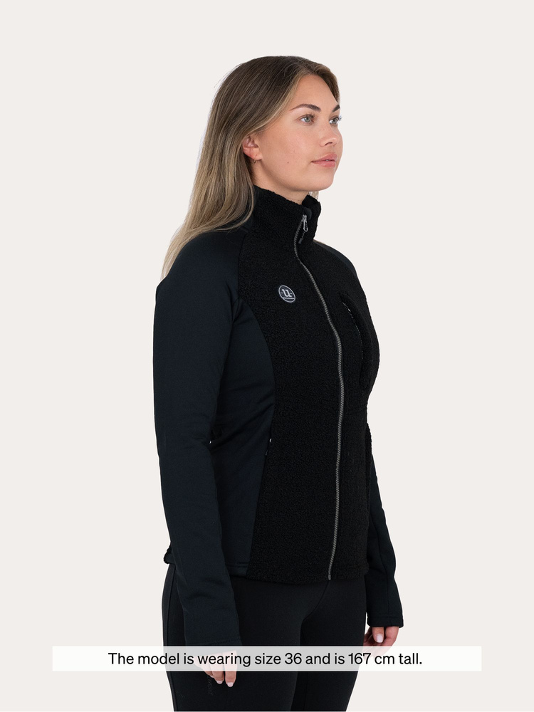 Cozy Pile Hybrid Jacket Jet Black