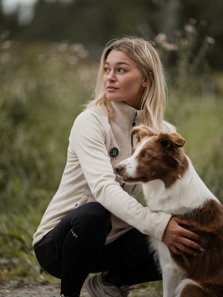 Cozy Pile Hybrid Jacket Off White