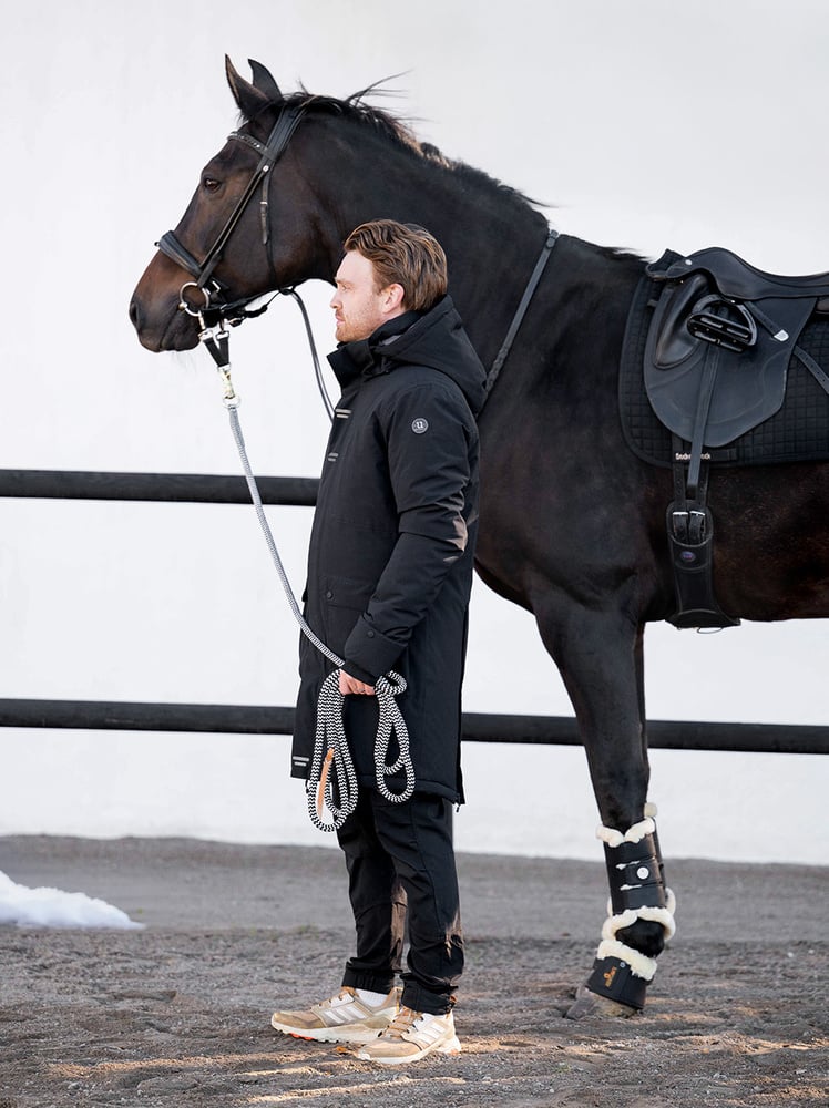 Urban Stretch Men´s Parka Jet Black