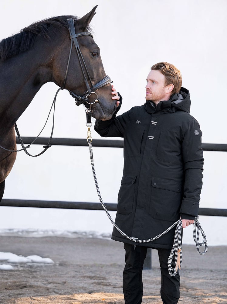 Urban Stretch Men´s Parka Jet Black