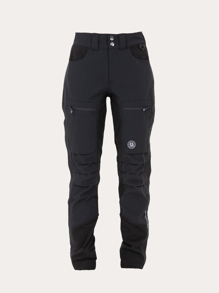 Woolblend Stella Zip Pant Jet Black