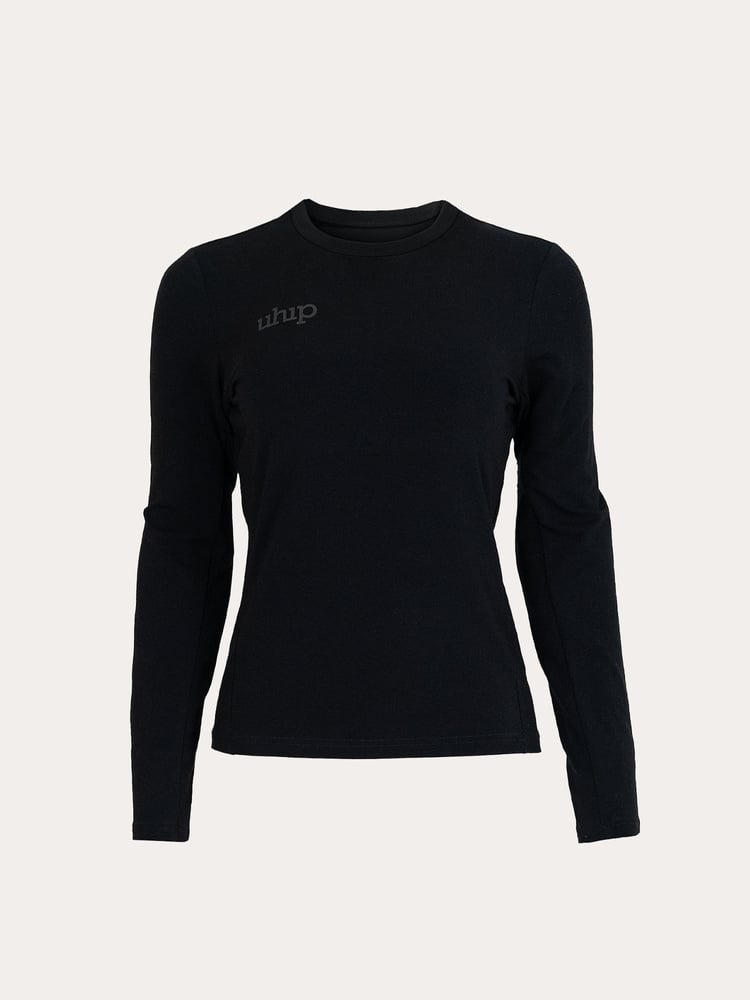 Bamboo LS Tee 2.0 Black