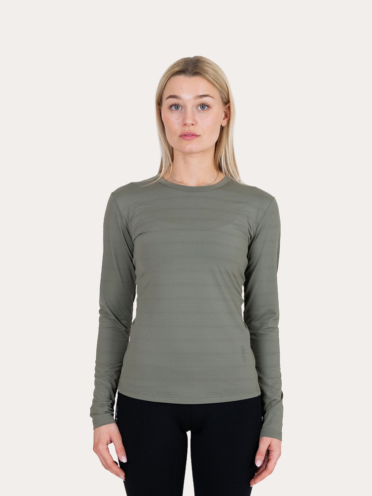 Sport UV Tee LS Smokey Olive