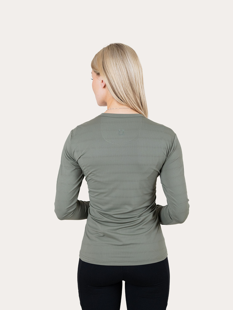 Sport UV Tee LS Smokey Olive