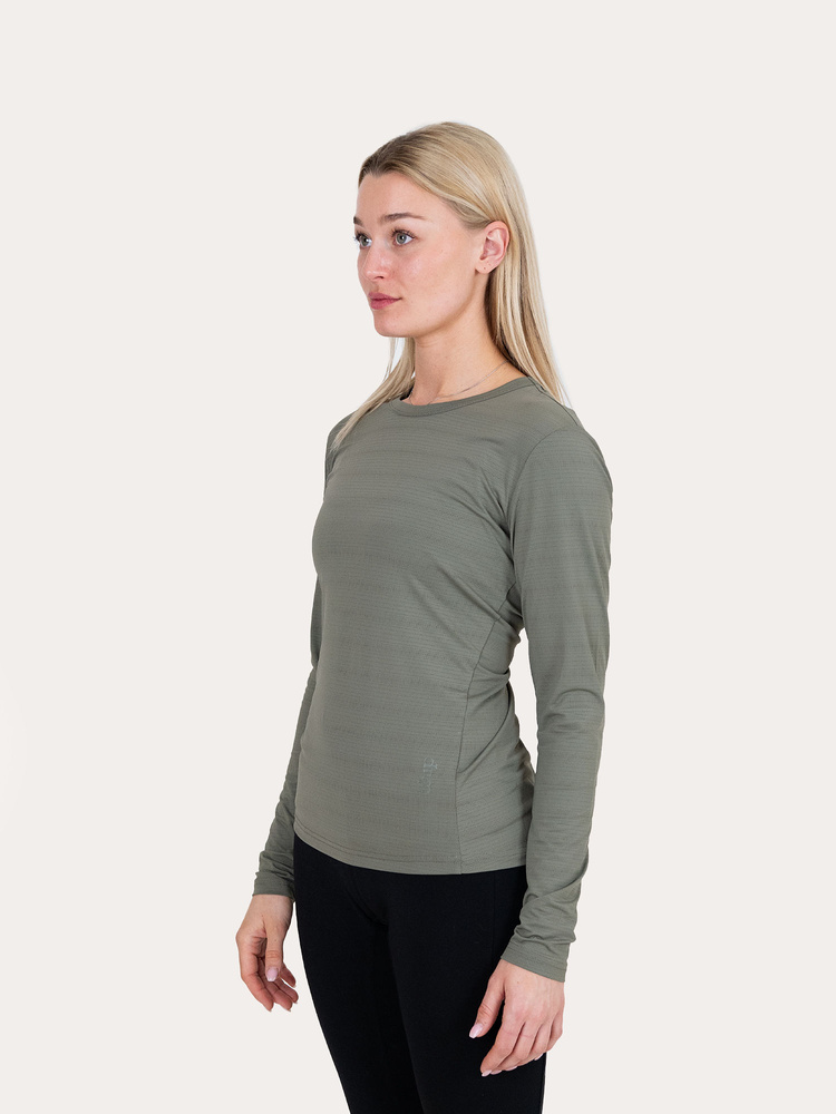 Sport UV Tee LS Smokey Olive