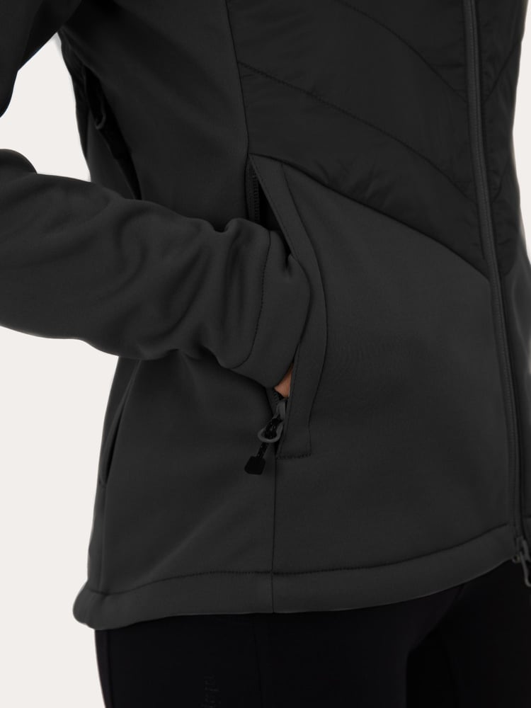 Misty Dog Trainer Hybrid Jacket Jet Black