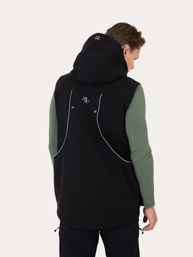 Mens Regular Pro Dog Trainer Vest Jet Black