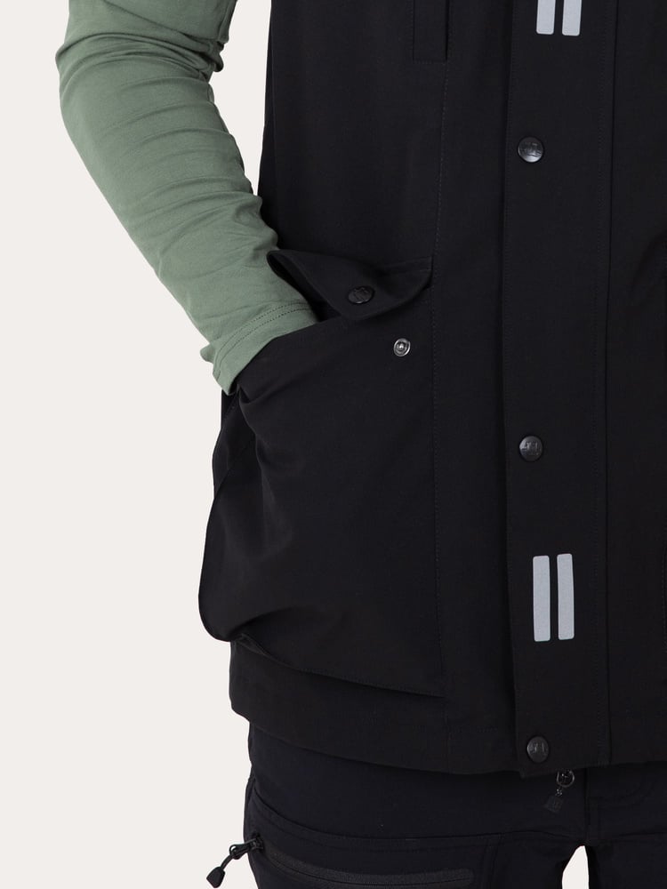 Mens Regular Pro Dog Trainer Vest Jet Black