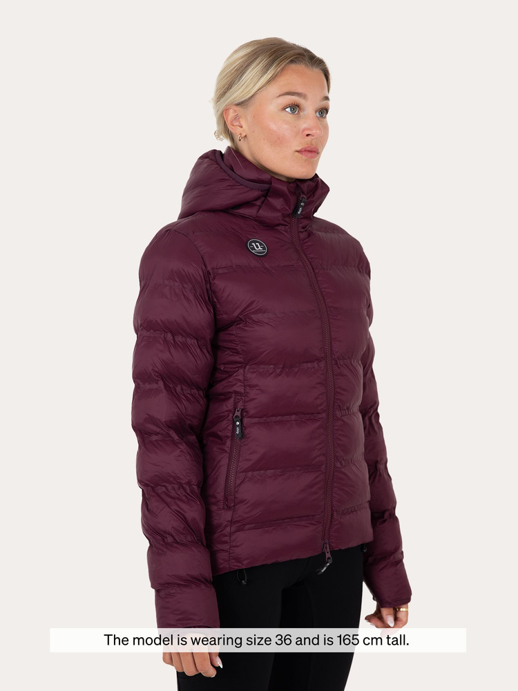 Ally Light Jacket Fig Burgundy